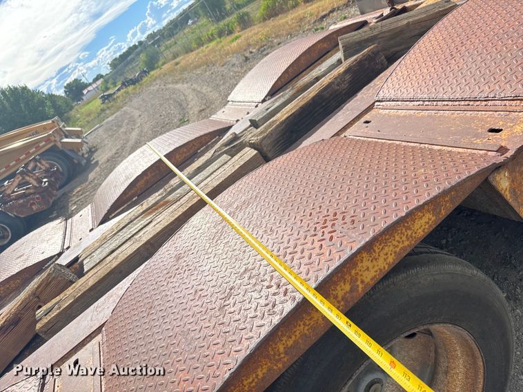 image for item EG9850 1996 Load King 503 PHD lowboy equipment trailer