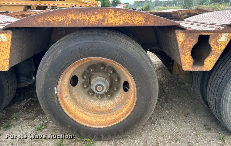 image for item EG9850 1996 Load King 503 PHD lowboy equipment trailer