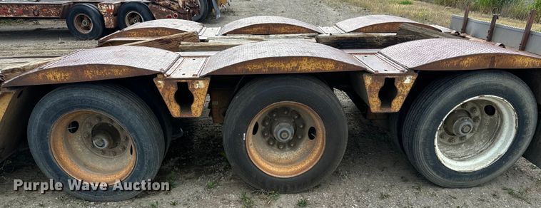 image for item EG9850 1996 Load King 503 PHD lowboy equipment trailer