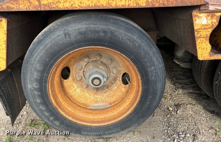 image for item EG9850 1996 Load King 503 PHD lowboy equipment trailer