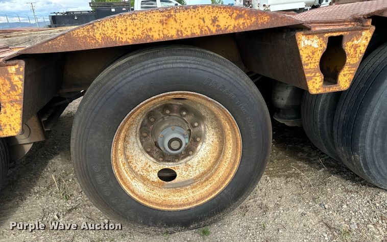 image for item EG9850 1996 Load King 503 PHD lowboy equipment trailer