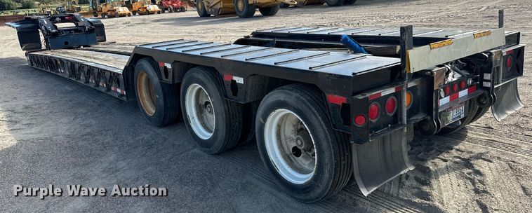 image for item EG9853 2015 Load King RM57 lowboy equipment trailer
