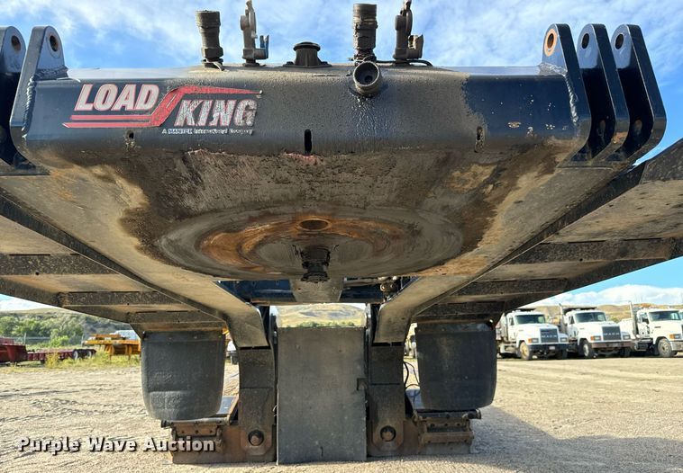 image for item EG9853 2015 Load King RM57 lowboy equipment trailer
