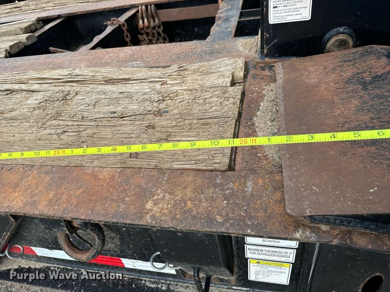 image for item EG9853 2015 Load King RM57 lowboy equipment trailer