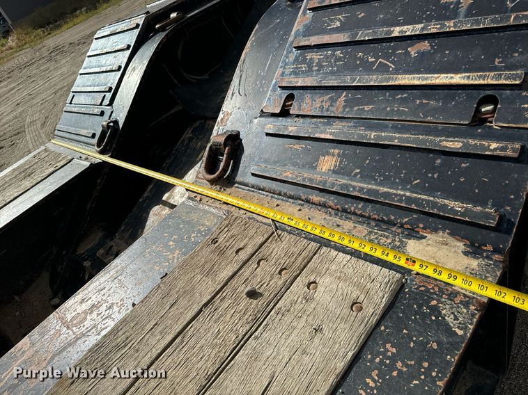 image for item EG9853 2015 Load King RM57 lowboy equipment trailer