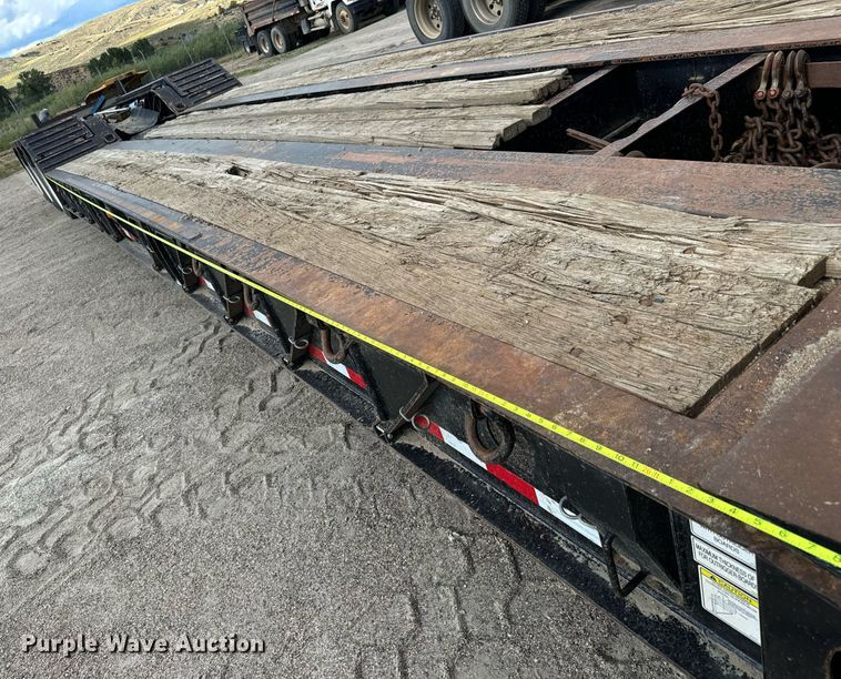 image for item EG9853 2015 Load King RM57 lowboy equipment trailer