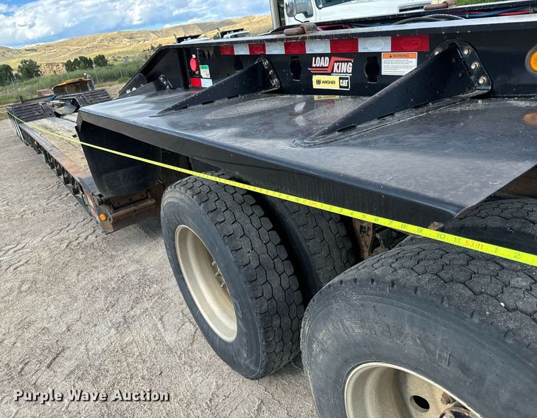 image for item EG9853 2015 Load King RM57 lowboy equipment trailer