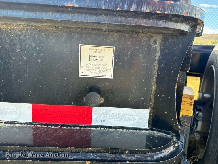 image for item EG9853 2015 Load King RM57 lowboy equipment trailer