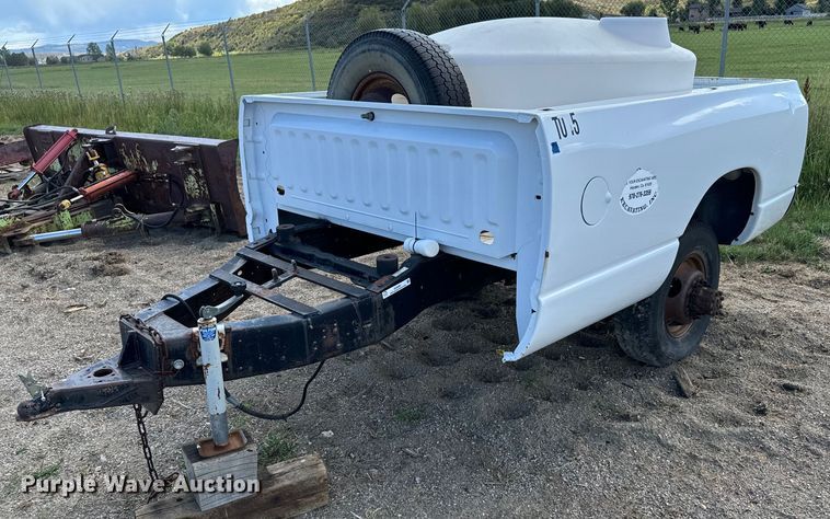 image for item EG9867 2008 Shop built  utility trailer