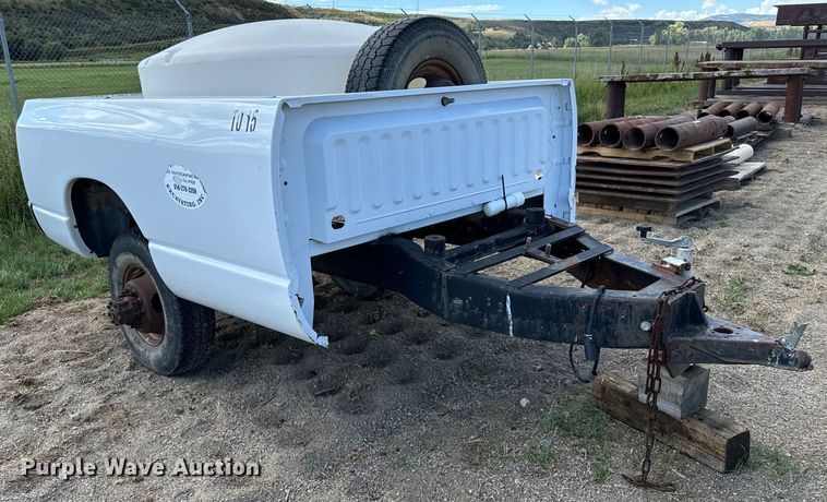 image for item EG9867 2008 Shop built  utility trailer