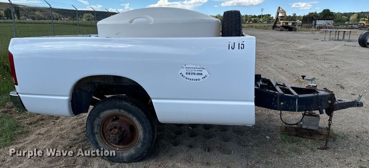 image for item EG9867 2008 Shop built  utility trailer