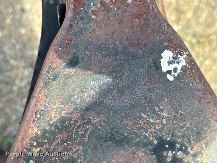 image for item EG9867 2008 Shop built  utility trailer