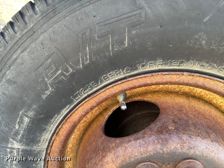 image for item EG9867 2008 Shop built  utility trailer