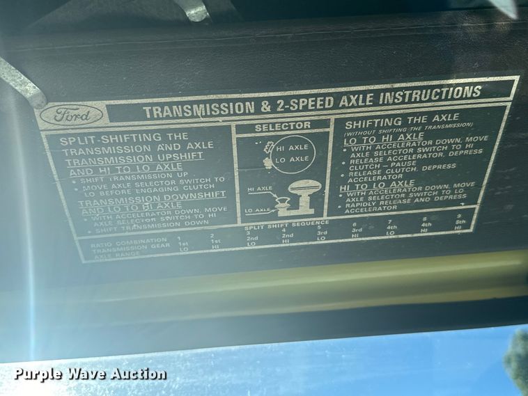 image for item LW9788 1977 Ford 7000 crane truck