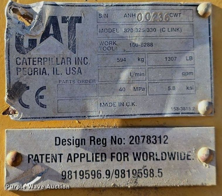 image for item LW9790 1996 Caterpillar 325B L excavator