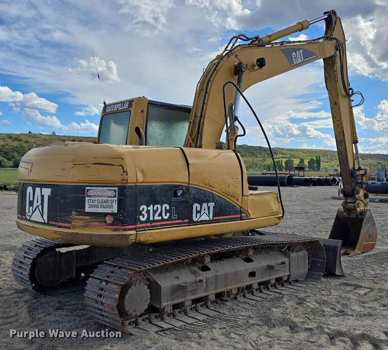 image for item LW9795 2002 Caterpillar  312C L excavator