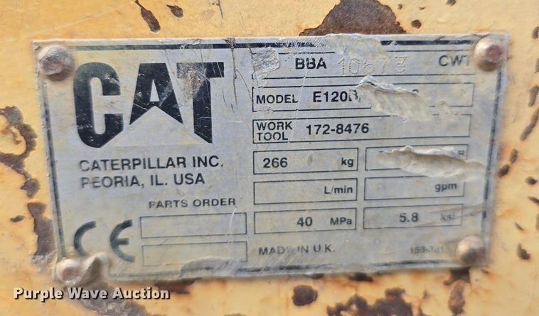image for item LW9795 2002 Caterpillar  312C L excavator
