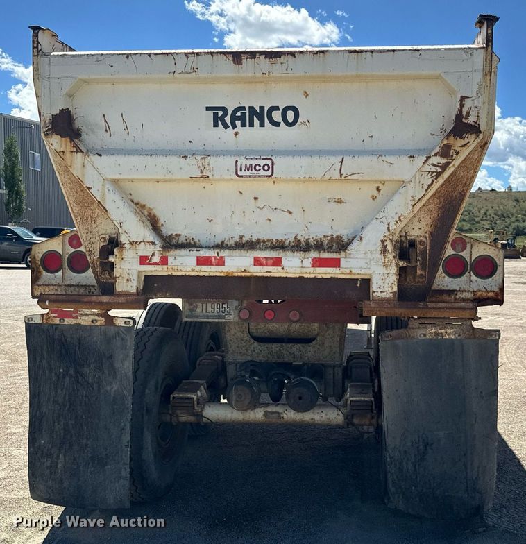 image for item LW9799 2004 Ranch Manufacturing  end dump trailer