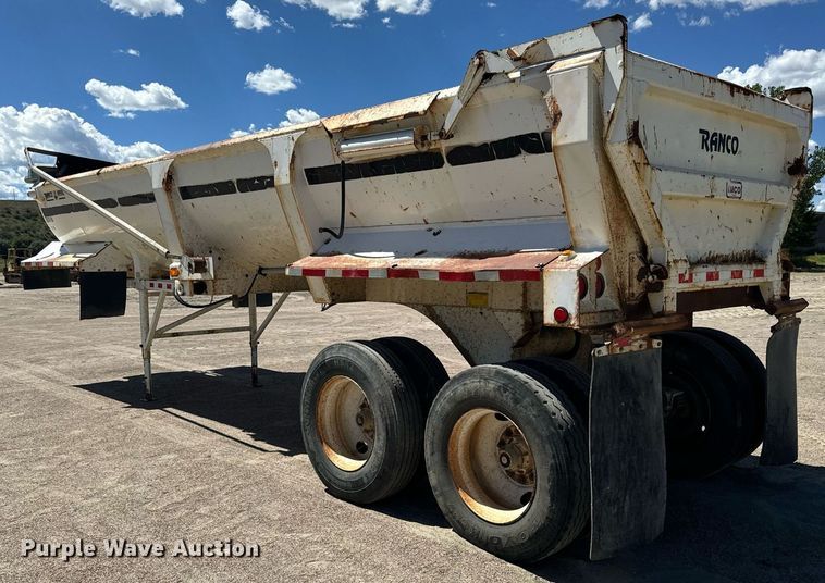 image for item LW9799 2004 Ranch Manufacturing  end dump trailer