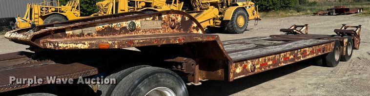 image for item LW9800 1980 Phelan WT-25K equipment trailer