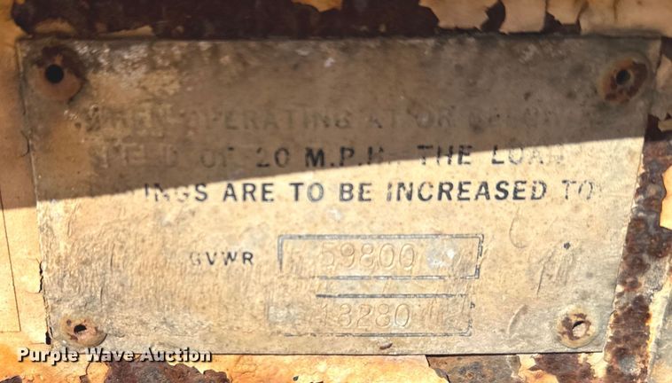 image for item LW9800 1980 Phelan WT-25K equipment trailer