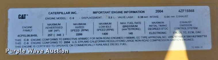image for item LW9807 2005 Caterpillar 330C excavator