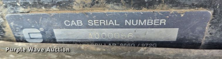 image for item LW9811 1999 Caterpillar 966G wheel loader