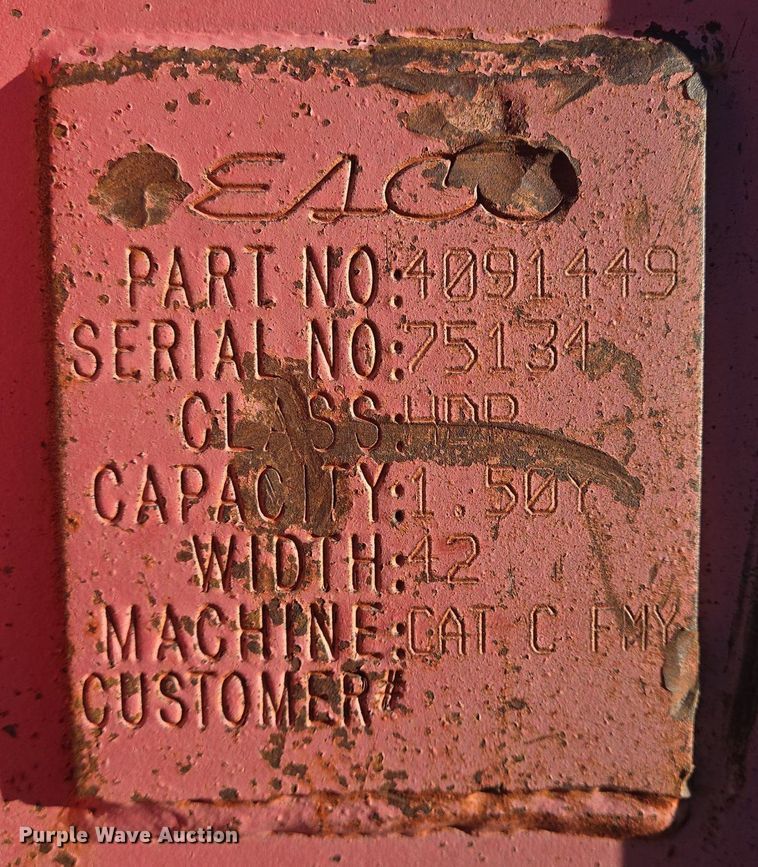 image for item LW9826 Esco excavator bucket