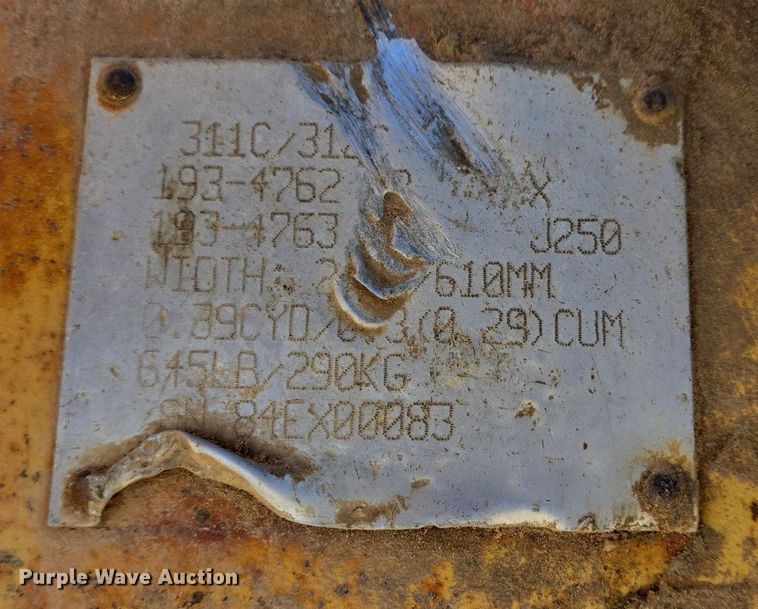 image for item LW9832 Caterpillar excavator bucket