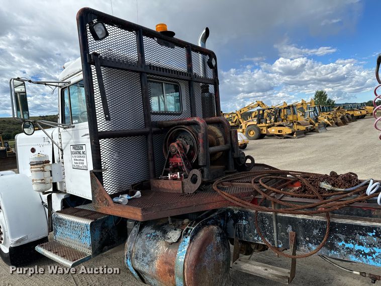 image for item LW9869 1969 Peterbilt  359A winch truck