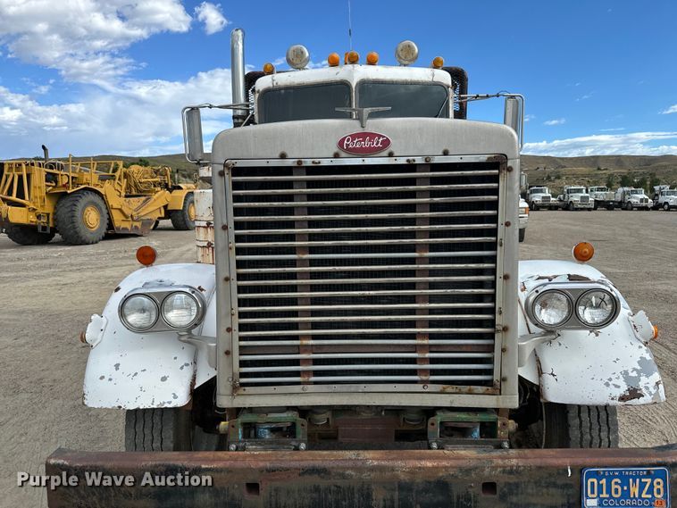 image for item LW9869 1969 Peterbilt  359A winch truck