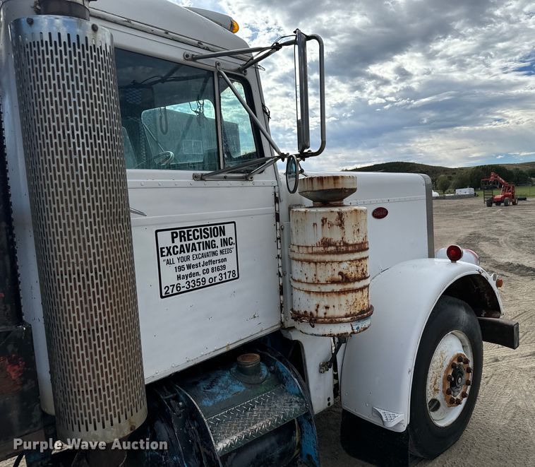 image for item LW9869 1969 Peterbilt  359A winch truck