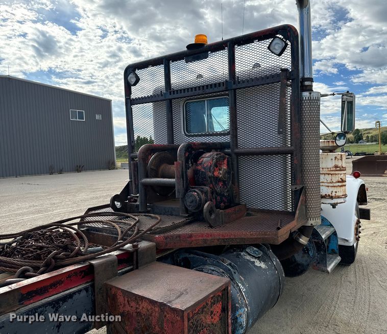 image for item LW9869 1969 Peterbilt  359A winch truck