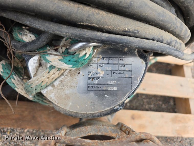 image for item LW9877 Approximately 5 submersible pumps