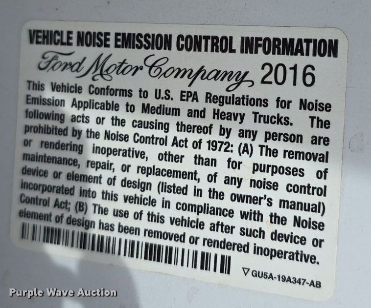 image for item LW9880 2017 Ford F750 Super Duty utility / service truck