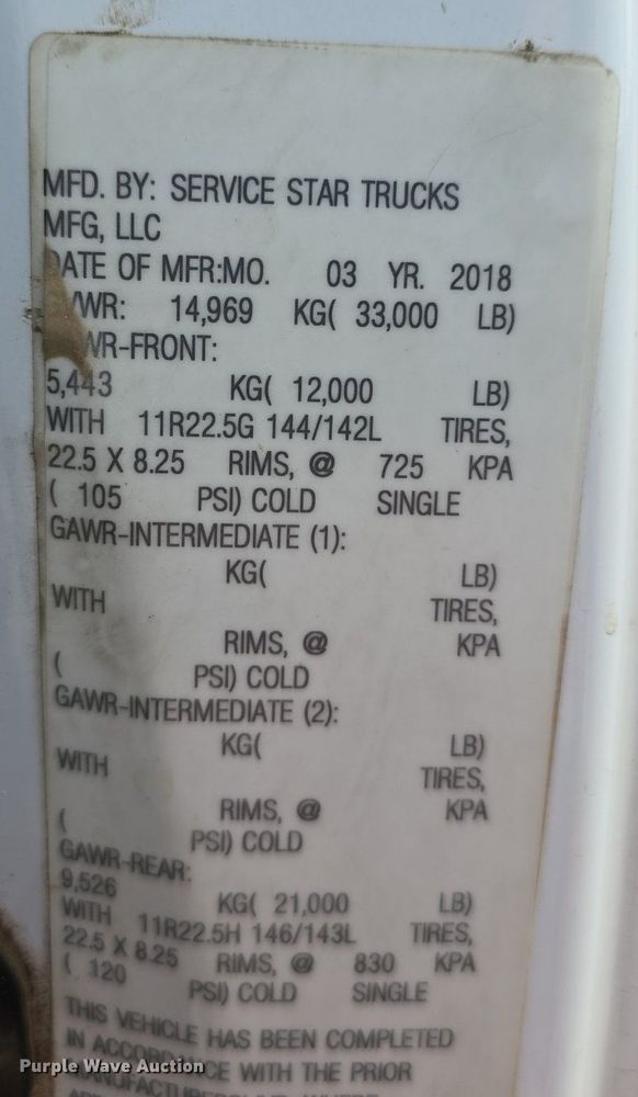 image for item LW9880 2017 Ford F750 Super Duty utility / service truck