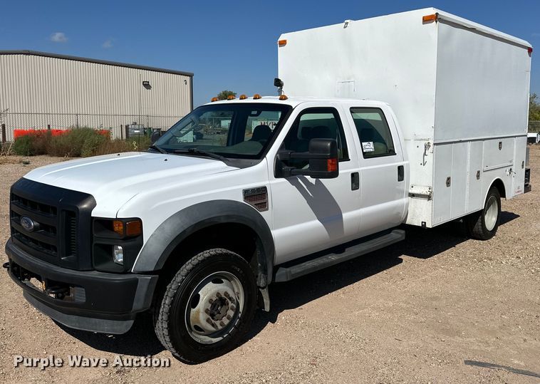 image for item DD3227 2008 Ford F550 Super Duty  Crew Cab utility / service truck