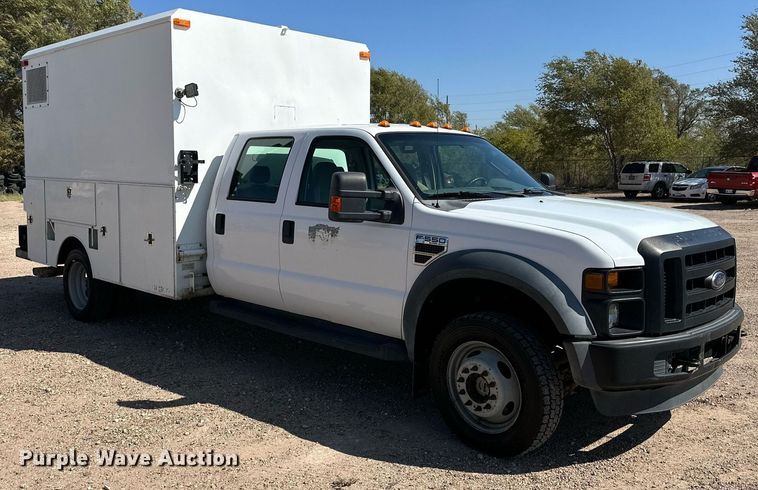 image for item DD3227 2008 Ford F550 Super Duty  Crew Cab utility / service truck