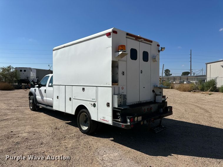 image for item DD3227 2008 Ford F550 Super Duty  Crew Cab utility / service truck