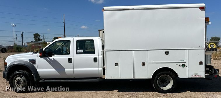 image for item DD3227 2008 Ford F550 Super Duty  Crew Cab utility / service truck