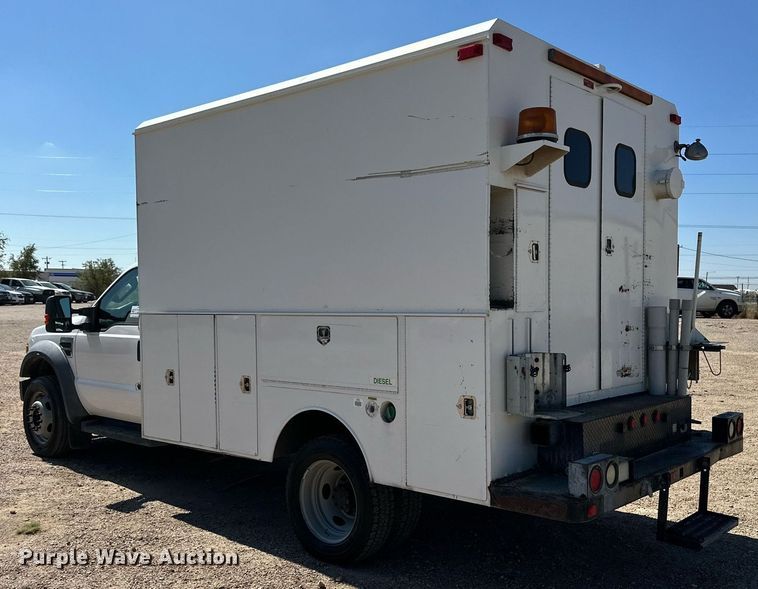 image for item DD3229 2008 Ford F550 Super Duty  utility / service truck