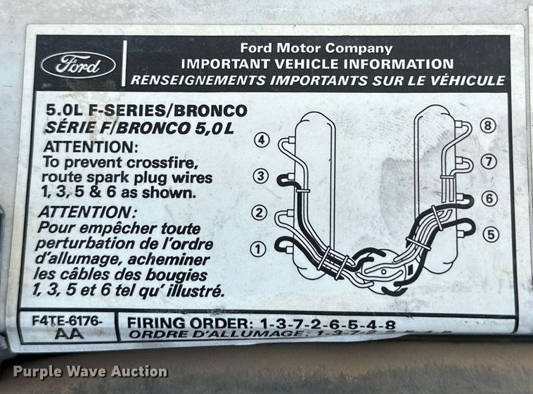 image for item DD3232 1994 Ford F150 SuperCab pickup truck