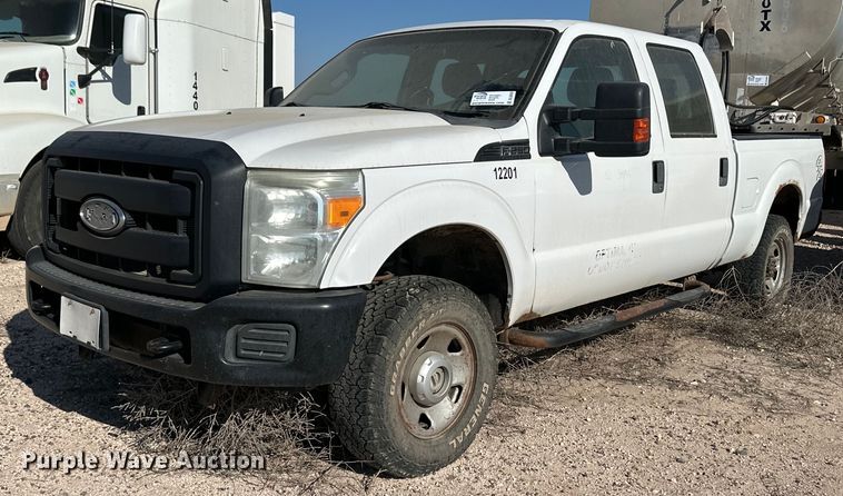 image for item DL0450 2012 Ford F250 Super Duty XL Crew Cab pickup truck