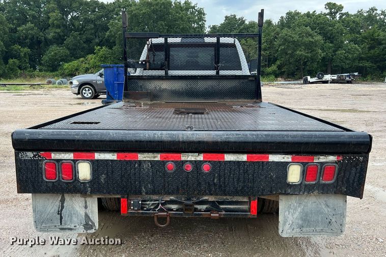 image for item DO2495 2014 Dodge Ram 5500HD Crew Cab flatbed truck