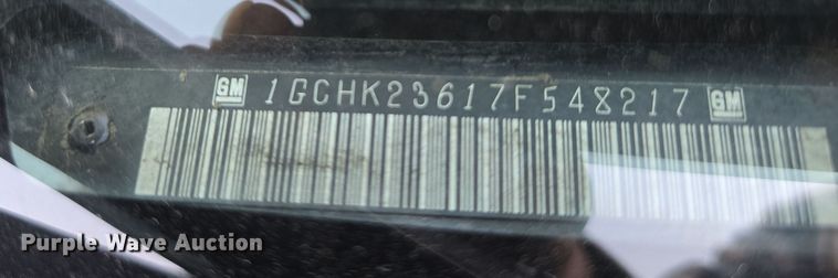 image for item DO5499 2007 Chevrolet Silverado 2500HD Crew Cab pickup truck