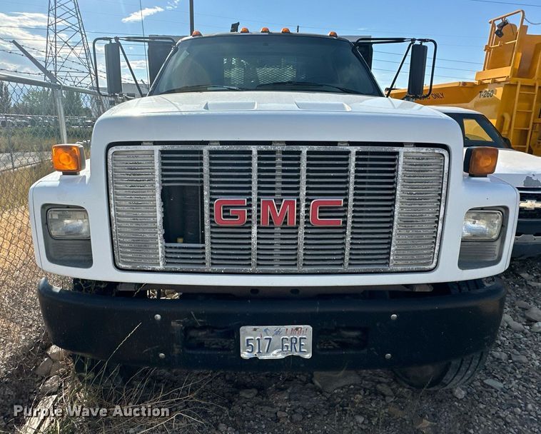 image for item DP3356 1994 GMC Topkick C5500 dump flatbed truck