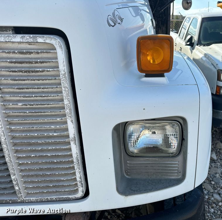 image for item DP3356 1994 GMC Topkick C5500 dump flatbed truck