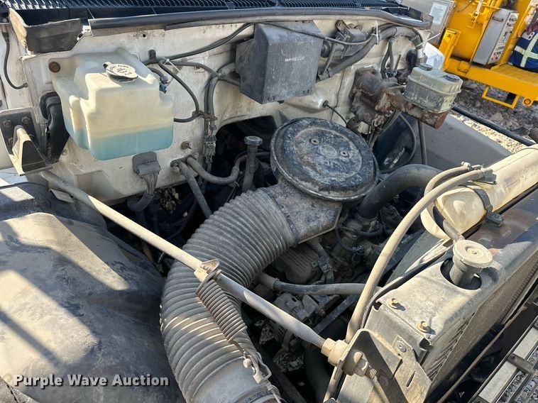 image for item DP3356 1994 GMC Topkick C5500 dump flatbed truck