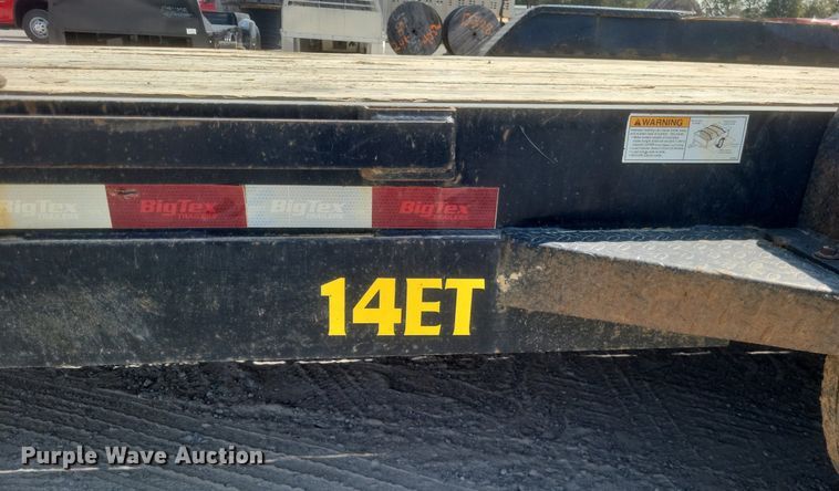 image for item DQ3632 2020 Big Tex 14ET-20BK-KR equipment trailer