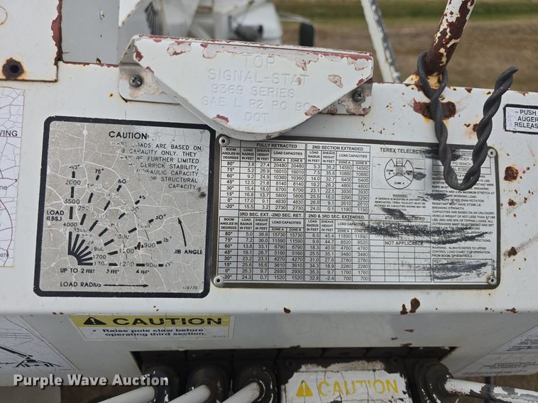 image for item DQ5152 2000 International 4800 digger derrick truck